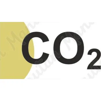 Kancelář CO2, samolepka 190 x 90 x 0,1 mm