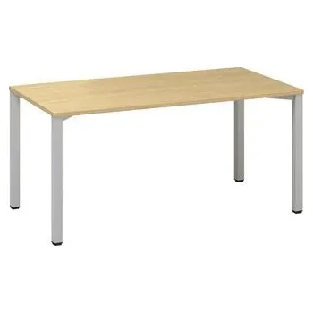 Kancelářský stůl Alfa 200, 160 x 80 x 74,2 cm, rovné provedení, dezén divoká hruška