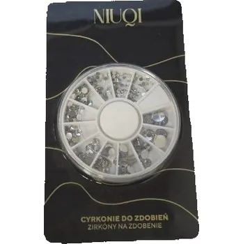 NIUQI Holografické Zirkony na zdobení nehtů