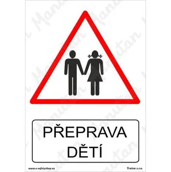 Kancelář Přeprava dětí, samolepka 210 x 297 x 0,1 mm A4