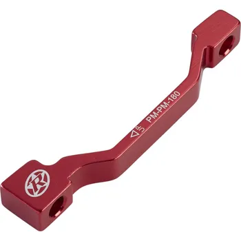 Brzda na kolo Adaptér přední/zadní brzdy Reverse PM-PM 180 mm Red