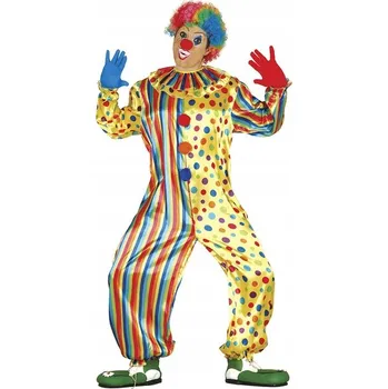 Karnevalový kostým Pánský kostým Klaun Cirkus kombinéza L