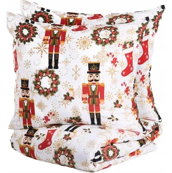 Povlečení Povlečení vánoční Louskáček s potiskem 160x200cm + 2*70x80cm HOMLA