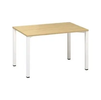 Kancelářský stůl Alfa 200, 120 x 80 x 74,2 cm, rovné provedení, dezén divoká hruška, RAL9010