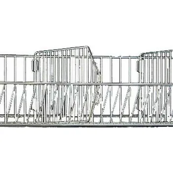 Dílenský regál Dělicí příčka k drátěným košům, 50 x 24 cm