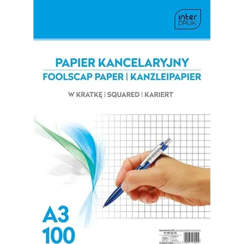 Kancelářský papír Kancelářský papír Interdruk formát A3 70g 100 listů