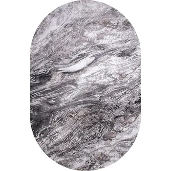 Koberec Koberec MAYA PR117 vícebarevný / šedý ovál