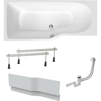 Vana Laguna Asymetrická vana Laguna Beáta Plus 160x80 cm akrylát levá SIKOBE1600LANP SIKOBE1600LANP