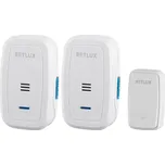 RETLUX RDB 104, 2x zvonek do sítě 230V + tlačítko (RDB 104) bílý