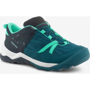 Pánská móda QUECHUA Dívčí turistické boty s rychlým šněrováním Crossrock 35-38 36 MODRÁ|ZELENÁ|ŠEDÁ