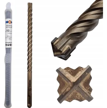 Vrták ARNOLD 12x210mm 4břitý karbidový Vrták SDS-Plus do betonu NOMI