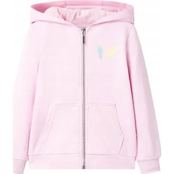 Chlapecká mikina Dětská mikina s kapucí, světle růžová, velikost 92 Lumarko!
