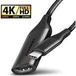 Axagon USB-C / HDMI 2.0a, 25cm, 4K/60Hz HDR10 (RVC-HI2M) černá