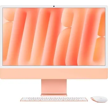 Stolní počítač Apple iMac 24&quot; CTO Sklo s nanotexturou M4 10× CPU 10× GPU, 16 GB, 2 TB - oranžový CZ (APPI24CTO417)