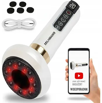 Masážní přístroj Elektrická Čínská Baňka BEZDRÁTOVÁ Masážní Přístroj Anticelulitidní s Nahříváním