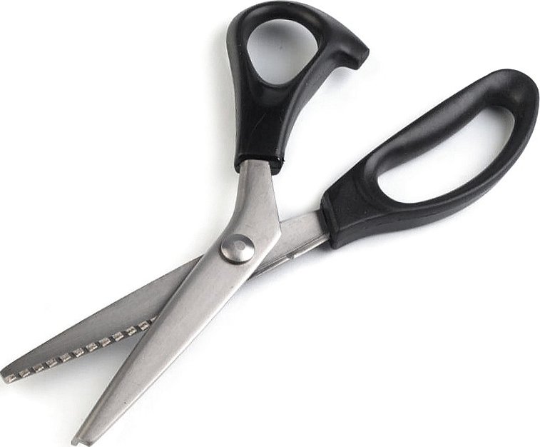 Entlovací nůžky délka 24 cm zoubky Varianta: černá, Balení: 1 ks
