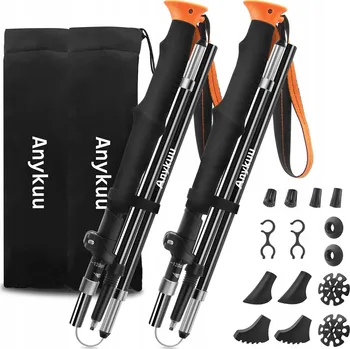 Trekingová hůl Trekingové hole Anykuu Nordic 2 ks