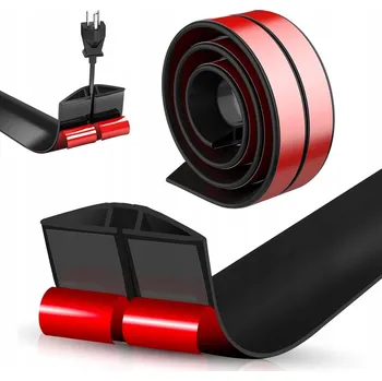 PODLAHOVÝ KABELOVÝ ŽLAB ČERNÝ OCHRANA PROTI ZAKOPNUTÍ KABELOVÝ KANÁL