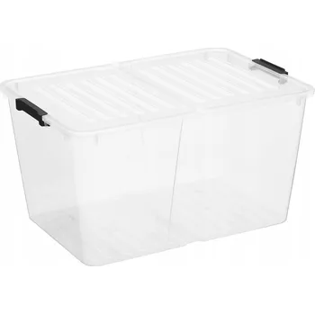 Úložný box PLAST TEAM plastový box HOME BOX 8l 34x22.5x15.7cm s víkem