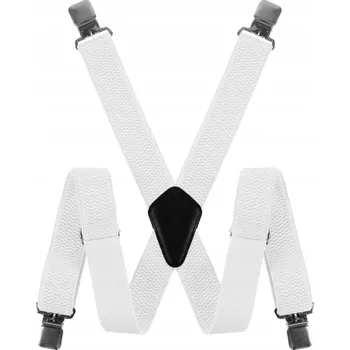 Kšandy Nandy šle ke kalhotám bílé