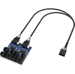 AKASA Internal 1-to-4 USB 2.0 Splitter Hub Cable (AK-CBUB64-30BK) černý