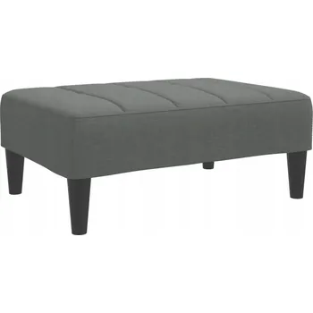 Taburet VidaXL Čalouněný Taburet šedý