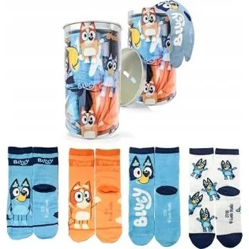 Dámské ponožky Bluey ponožky 4 páry velikost 27/30 v pokladničce Bluey