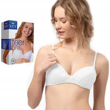Podprsenka KEY Podprsenka pro dívky TBM 120 75AA BÍLÁ