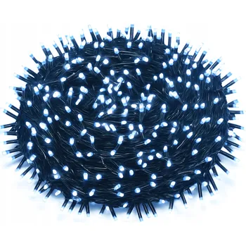 Vánoční dekorace Vánoční osvětlení na stromeček 500 LED, studená bílá, venkovní i vnitřní, na stromeček, 8 režimů svícení