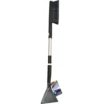 Autoškrabka Teleskopická škrabka na led se štětcem C&C, černá barva, 75-100 cm