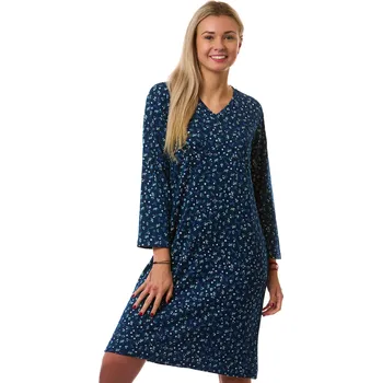 Dámské noční prádlo Dámská košilka termo hřejivá - druhá kůže 1C4128 modrá xl