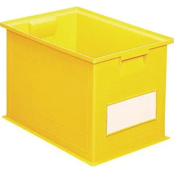 Úložný box Barevná plastová přepravka PS (40,5 l), žlutá