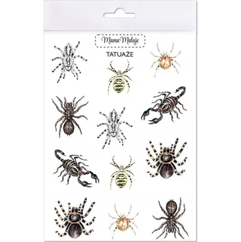 Tetování Sada omyvatelných tetování pro nejmenší od Mama Maluje, 12 ks