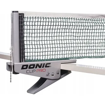 Pingpongová síťka Síťka na Stolní Tenis Ping Pong Nastavitelná DONIC Clip Pro