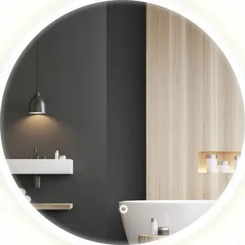 Zrcadlo Zrcadlo nástěnné Tutumi kulaté s LED osvětlením 60 cm dotykové