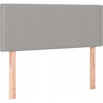 VidaXL Čelo postele, světle šedé, 100x5x78/88 cm