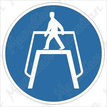 Kancelář Použij nadchod, samolepka 40 x 40 x 0,1 mm, arch 35 ks