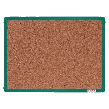 Kancelář Korková tabule boardOK, 60 x 45 cm, zelená