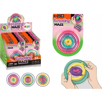 Hračka pro nejmenší Senzorická hračka LEAN TOYS Rotující kolečka
