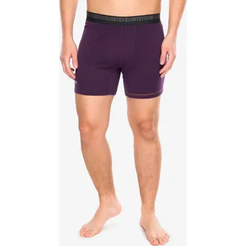 Pánské termo spodní prádlo Termoaktivní boxerky Ortovox 185 Rock N Wool Boxer - dark wild berry L