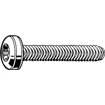 Závitotvorný šroub s válcovou vypouklou hlavou s T-hvězdicí Ocel Pravý Pozinkované M4X8