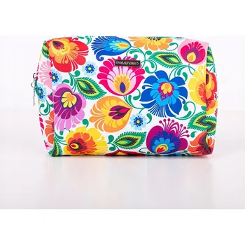 Kosmetická taška Kosmetická taštička Folkstar Lowicka bílá, vícebarevná