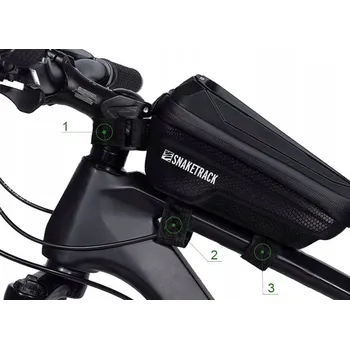 brašna na kolo VODĚODOLNÁ BRAŠNA NA KOLO NA RÁM S DRŽÁKEM NA TELEFON | SNAKETRACK