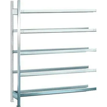 Dílenský regál Regál na pneumatiky, přístavbový, 300 x 150 x 40 cm, 5 pater