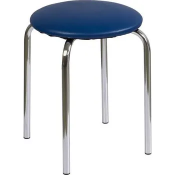 Nábytek Kožený jídelní sedák Chico, modrá