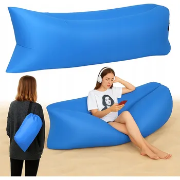 Pohovka Lazy bag: rozkládací nafukovací pohovka na pláž, křeslo matrace lehátko silné