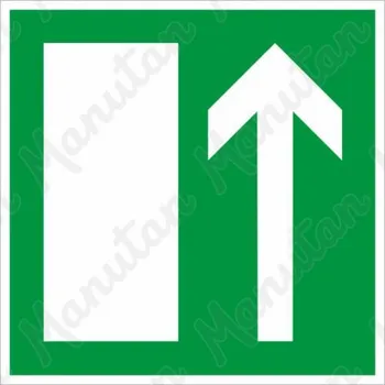 Kancelář Směr úniku, samolepka 150 x 150 x 0,4 mm, fotoluminiscenční