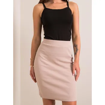 Dámská sukně Rue Paris Dámská mini sukně Reseity béžová S/M