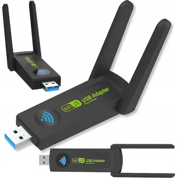 Síťová karta Dvoupásmová Síťová Karta WiFi Adaptér do USB 3.0 AC 1300 Mb/s