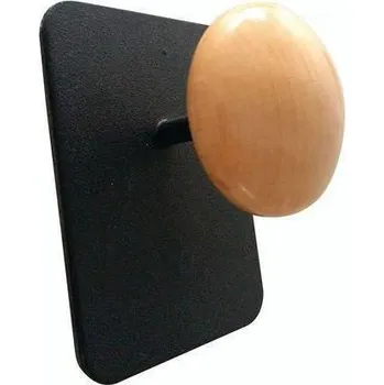 Věšák Magnetický nástěnný věšák Manutan Expert Milo, šířka 8 cm, černý